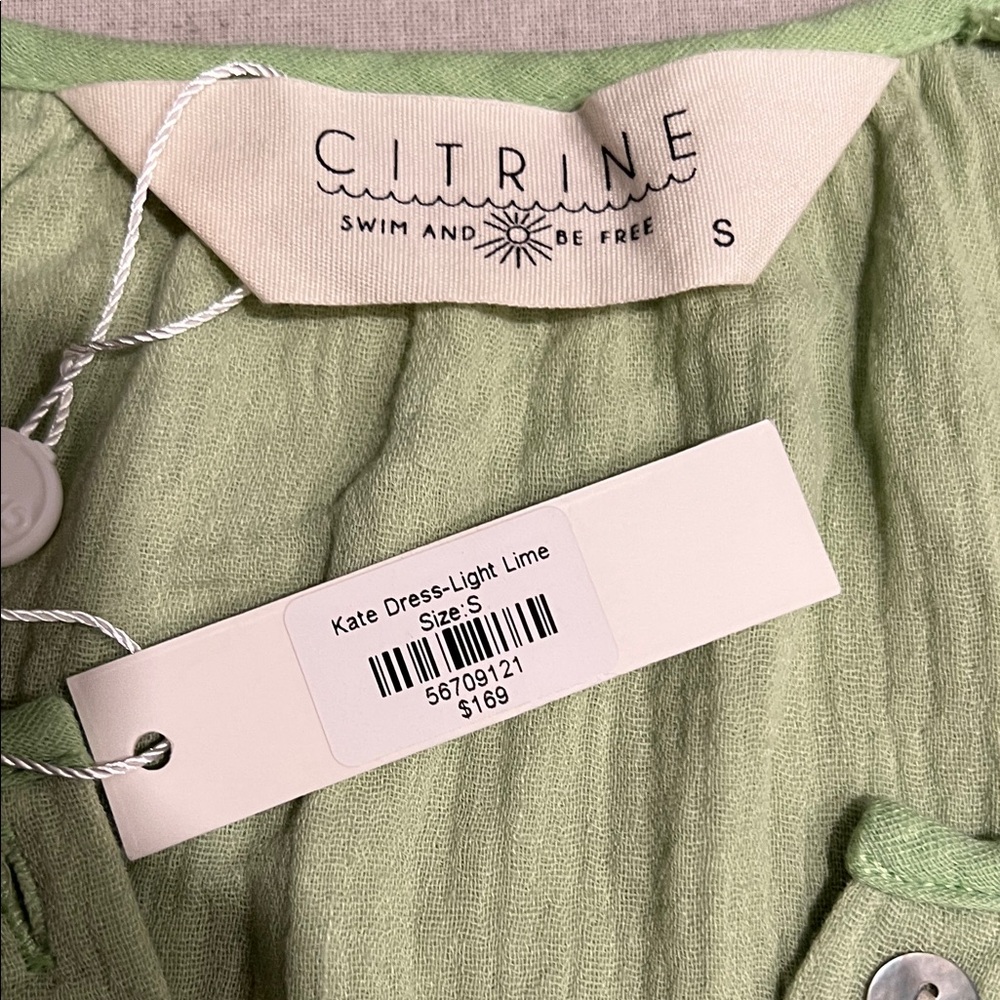 Citrine Light Lime Tunic/Cover-Up - Picture 2 of 5